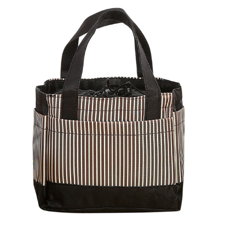 Modisches Bobbel Bag (05 Braun gestreift)
